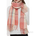 Mode stil lys farve vinter varm strikket tørklæde